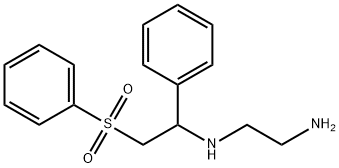 (2-aminoethyl)[2-(benzenesulfonyl)-1-phenylethyl]amine Structure