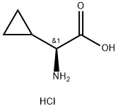 S-2-Cyclopropylglycine hydrochloride Structure