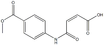 (2Z)-3-{[4-(methoxycarbonyl)phenyl]carbamoyl}prop-2-enoic acid Structure