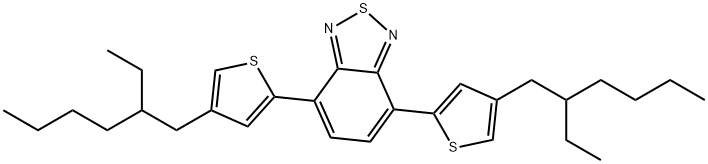 1254834-10-0 4,7-双(4-(2-乙基己基)-2-噻吩基)-2,1,3-苯并噻二唑