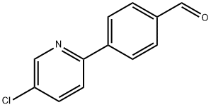 4-(5-Chloropyridin-2-yl)benzaldehyde Struktur