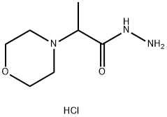 2-(4-morpholinyl)propanohydrazide dihydrochloride Structure