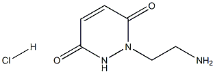 1-(2-氨基乙基)-1,2-二氢哒嗪-3,6-二酮盐酸盐, 1255717-52-2, 结构式