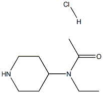 N-Ethyl-N-(piperidin-4-yl)acetamide hydrochloride Structure