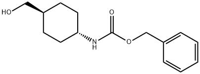 (4-(羟甲基)环己基)氨基甲酸苯甲酯 结构式