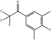 2,2,2-trifluoro-1-(4-fluoro-3,5-dimethylphenyl)ethanone,1256467-41-0,结构式