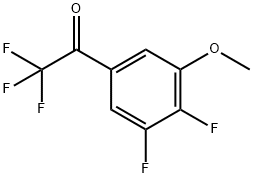 1-(3,4-difluoro-5-methoxyphenyl)-2,2,2-trifluoroethanone,1256468-29-7,结构式