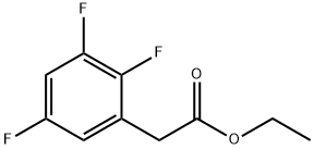 2-(2,3,5-三氟苯基)乙酸乙酯, 1256479-84-1, 结构式