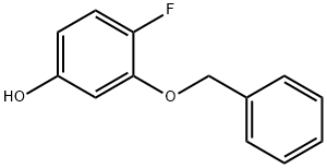 3-苄氧基-4-氟苯酚 结构式