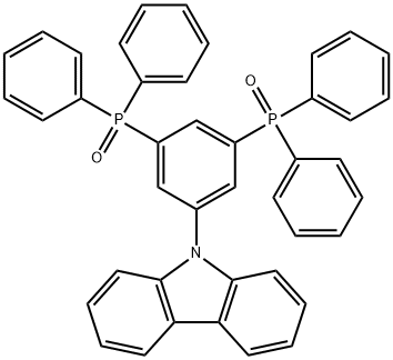 9-(3,5-双(二苯基磷酰基)苯基)-9H-咔唑 结构式