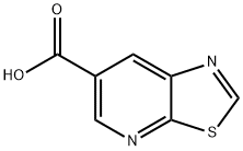 噻唑并[5,4-B]吡啶-6-羧酸 结构式