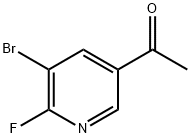 1-(5-Bromo-6-fluoropyridin-3-yl)ethanone Structure