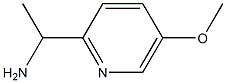 1-(5-methoxypyridin-2-yl)ethan-1-amine Struktur