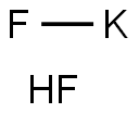 POTASSIUM BIFLUORIDE, 化学構造式