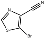 5-溴噻唑-4-甲腈,1257072-06-2,结构式