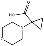 1-Morpholinocyclopropanecarboxylic acid Structure