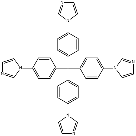 Tetrakis[4-(1H-imidazol-1-yl)-phenyl]methane Structure