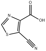 5-Cyano-thiazole-4-carboxylic acid Structure