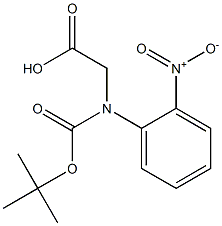 N-Boc-RS-2-Nitrophenylglycine Struktur