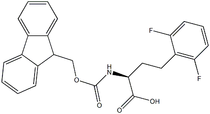 Fmoc-2,6-difluoro-L-homophenylalanine Struktur