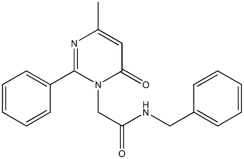 1260630-47-4 N-benzyl-2-(4-methyl-6-oxo-2-phenylpyrimidin-1-yl)acetamide