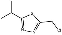 2-(CHLOROMETHYL)-5-PROPAN-2-YL-1,3,4-THIADIAZOLE,1260670-84-5,结构式