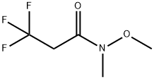 3,3,3-三氟-N-甲氧基-N-甲基丙酰胺, 1260812-72-3, 结构式