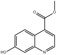 METHYL 7-HYDROXYQUINOLINE-4-CARBOXYLATE Struktur