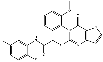 N-(2,5-difluorophenyl)-2-{[3-(2-methoxyphenyl)-4-oxo-3,4-dihydrothieno[3,2-d]pyrimidin-2-yl]sulfanyl}acetamide|