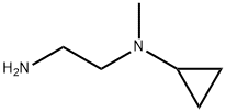 N-(2-氨基乙基)-N-甲基环丙胺, 126105-24-6, 结构式