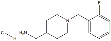 (1-(2-FLUOROBENZYL)PIPERIDIN-4-YL)METHANAMINE HYDROCHLORIDE Structure