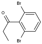 1-(2,6-Dibromophenyl)propan-1-one Struktur