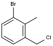 1-bromo-3-(chloromethyl)-2-methylbenzene Struktur