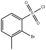 2-溴-3-甲基苯磺酰氯 结构式