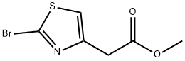 METHYL 2-(2-BROMOTHIAZOL-4-YL)ACETATE Struktur
