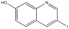 3-Iodoquinolin-7-ol 结构式