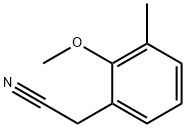 2-methoxy-3-methylphenylacetonitrile Structure