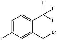 5-IODO-2-(TRIFLUOROMETHYL)BENZYL BROMIDE Structure