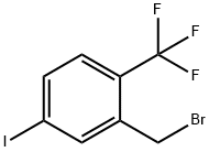 5-IODO-2-(TRIFLUOROMETHYL)BENZYL BROMIDE 结构式