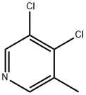 3,4-Dichloro-5-methylpyridine Struktur