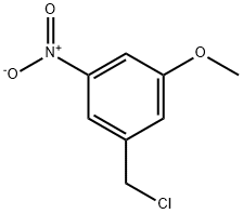 1-(Chloromethyl)-3-methoxy-5-nitrobenzene Struktur