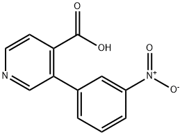 3-(3-nitrophenyl)isonicotinic acid,1261933-52-1,结构式