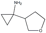 1-(oxolan-3-yl)cyclopropan-1-amine Structure