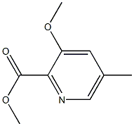 Methyl 3-methoxy-5-methylpicolinate 结构式