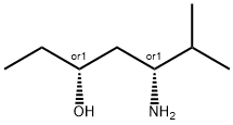 (3R,5S)-5-AMINO-6-METHYLHEPTAN-3-OL Structure