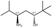 (3S,5S)-5-AMINO-2,2,6-TRIMETHYLHEPTAN-3-OL 结构式