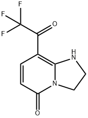 8-(2,2,2-三氟乙酰基)-2,3-二氢咪唑并[1,2-A]吡啶-5(1H)-酮, 1263212-95-8, 结构式