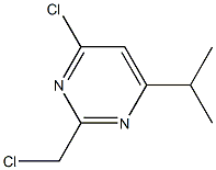 4-氯-2-(氯甲基)-6-(丙-2-基)嘧啶,1263215-84-4,结构式