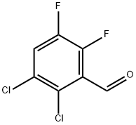 2,3-Dichloro-5,6-difluorobenzaldehyde Structure