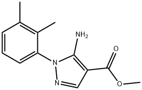 methyl 5-amino-1-(2,3-dimethylphenyl)-1H-pyrazole-4-carboxylate,1264041-10-2,结构式